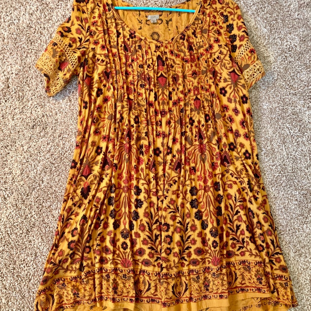 Urban Outfitters yellow festival dress 💕